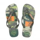 HYPE TOP LOGOMANIA MIX Verde Militare