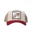 Animal baseball cap Beige Jackal