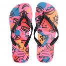 HAVA WOMEN PRINT MIX Nero Rosa