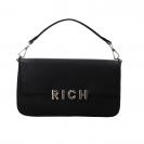 SHOULDER BAG BLASKE Argento Nero