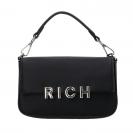 SHOULDER BAG KELTI Argento Nero