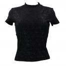 MOCK NECK ALL OVER 4G TEE Nero
