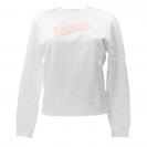 GJ REG GUESS SCRIPT SWEAT Bianco