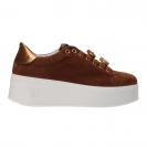 Platform jewels rosa Marrone suede