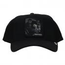 MIX SUEDE ANIMAL CAP Nero Panther