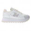 Runner low laceup Bianco