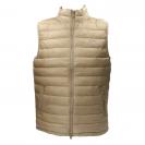 GJ HODED PUFFER VEST Beige