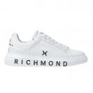 Leather strass woman Bianco