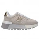 Amazing 25 platform mesh suede Beige