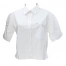 GJ SS CAMP COLLAR BOXY SHIRT Bianco