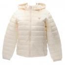 GJ HOODED PUFFER WOMAN Bianco Panna