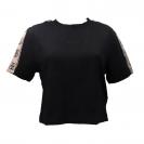 BRITNEY CROP TEE Nero