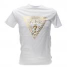 SS Bsc chain tri logo tee Bianco