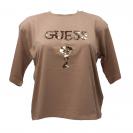 AURELIE BOXY TEE Marrone