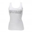 SL EMBELLISHED LOGO TANK TOP Bianco