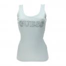 SL EMBELLISHED LOGO TANK TOP Verde Acqua