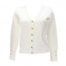 ZENA CARDI LS SWTR Bianco
