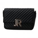 LEATHER SHOULDER BAG TANNIA Nero