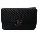 LEATHER SHOULDER BAG ANGUSI Nero