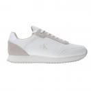 RUNNER SOCK LACEUP MG CANVAS Bianco