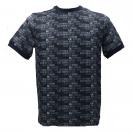 T-SHIRT MONOGRAM LOGO SERIES 7M000208 Blu