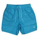 SWIMTRUNK MEDIUM EMBOSSED LOGO Azzurro