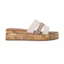 Sandal strass&geo Bianco Panna