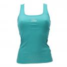 GJ TANK TOP SLIM RIB EMBRO Verde Acqua