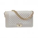 Flat M shoulderbag Beige