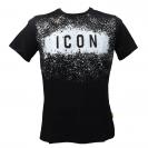 T-SHIRT C/BANDINE Nero