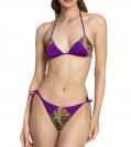 TRIANGOLO E SLIP LACCETTI Viola