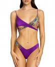 TOP INCROCIO E SLIP Viola