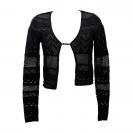 NELLIE LS CARDI SWTR Nero