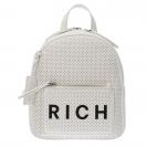 Zaino Richmond traforato Parez Bianco
