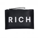 Pochette Richmond traforata Nero
