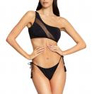 TOP INCROCIO E SLIP Nero