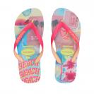 HAVA WOMEN PRINT MIX Giallo Fucsia