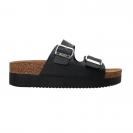 Platform Cristal 501 sandalo con fibbia Nero