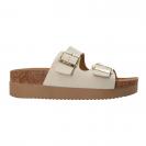 Platform Cristal 501 sandalo con fibbia Beige