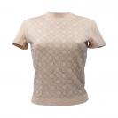 LOGO CHAIN ALL OVER T-SHIRT Beige Beige