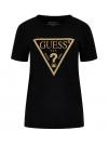 GUESS LOGO TEE WOMEN Nero