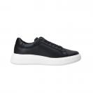 Low top lace up bicolor Nero