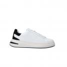 Elba leather Nero suede/bianco