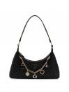 EVERLEE TOP ZIP SHOULDER BAG Nero