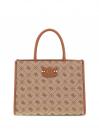 NEDA 2 COMP TOTE Cuoio