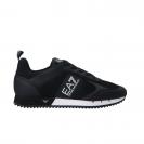 Ea7 Sneakers Black and White Laces Nero