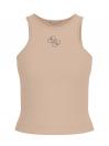 NEW SL ROUND NK GUENDALINA TOP Beige