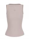 TINA RIBS TANK TOP Beige