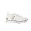 Maxi wonder 01 calf platform bianco latte