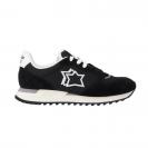 Mennea pelle e suede Nero